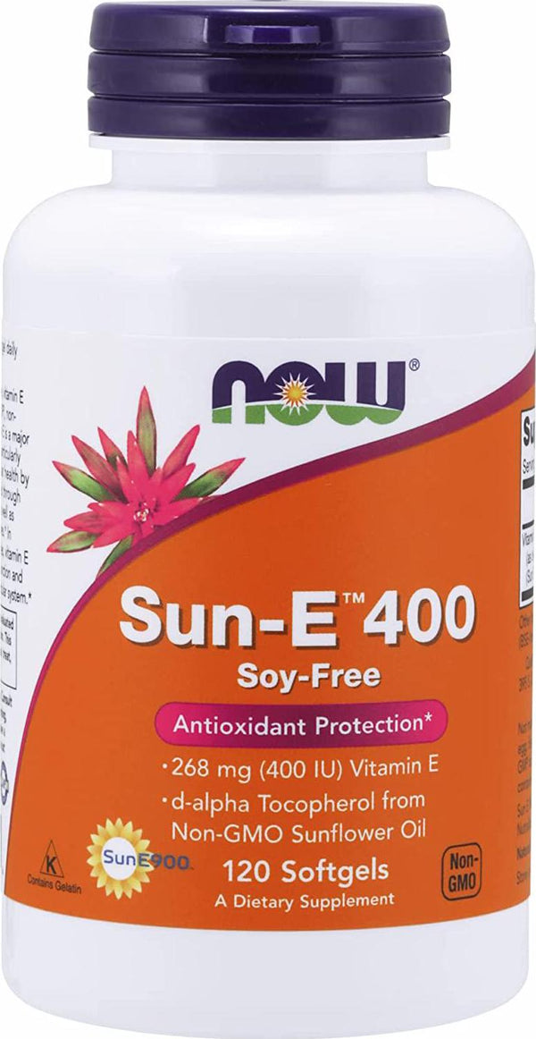 Now Foods Sun-E 400 IU SF Softgels, 120 Count
