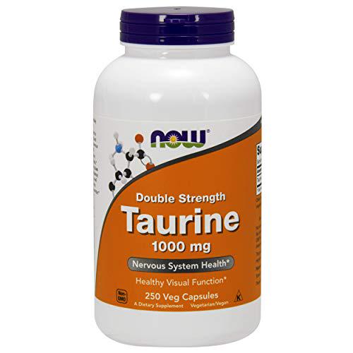 Now Foods Taurine 1000Mg 250 VegiCaps (2-Pack)