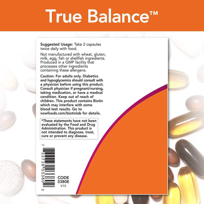 Now Foods : True Balance Multi, 120 Caps (2 Pack)