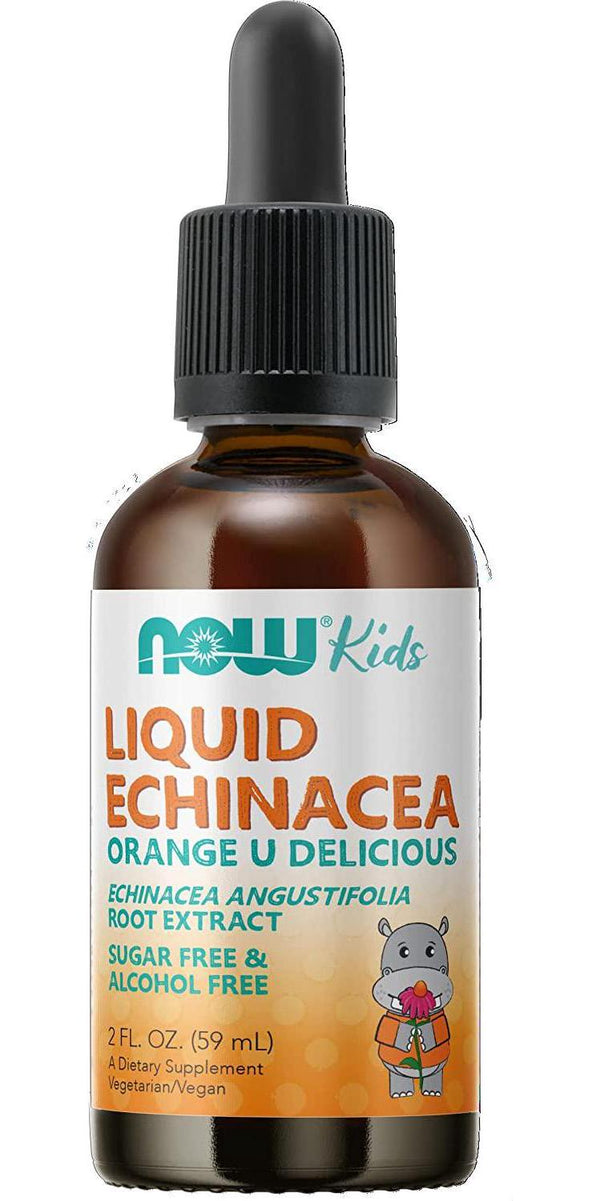 Now Supplements Kids Liquid Echinacea With Dropper, Immune System Support, Formulated for Kids, 2 Fl Ounce