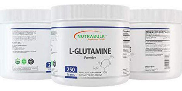 NutraBulk L-Glutamine powder - Supports Muscle Tissue and Immune System - Amino Acid Sports Supplement -250 Grams