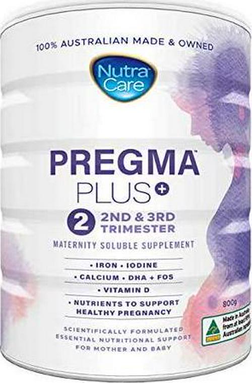 NutraCare PregmaPlus+ Stage 2 2ND and 3RD Trimester Pregnancy Supplement Tin, 800 grams