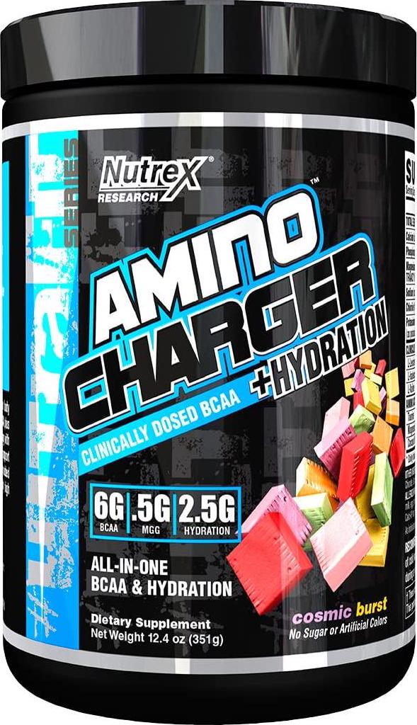 Nutrex Research Amino Charger Plus Hydration Powder, Cosmic Burst, 351 grams