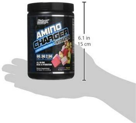 Nutrex Research Amino Charger Plus Hydration Powder, Cosmic Burst, 351 grams