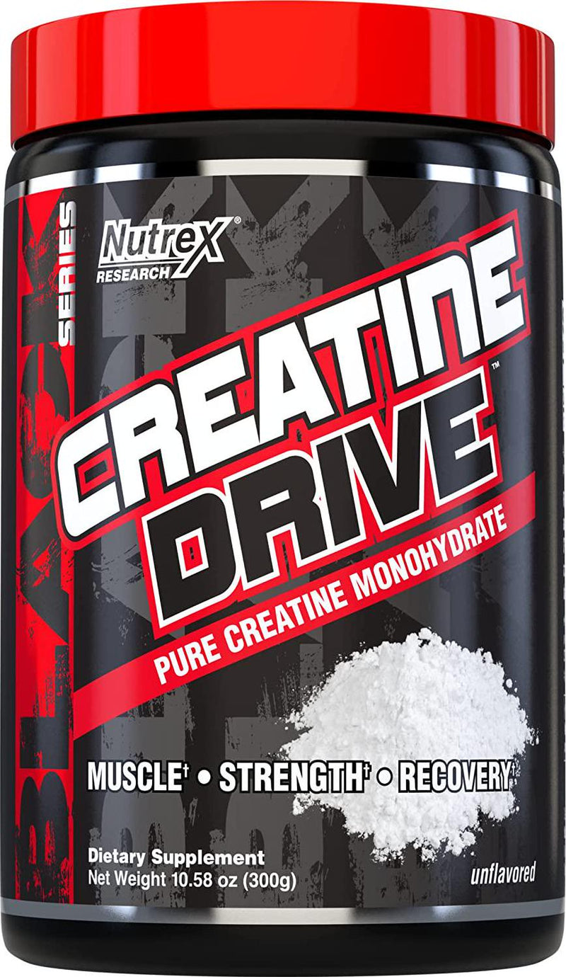 Nutrex Research Ultra Pure Creatine Monohydrate Powder Unflavored | 5G Creatine Powder for Muscle Gain, Strength, Endurance and Recovery | 60 Servings