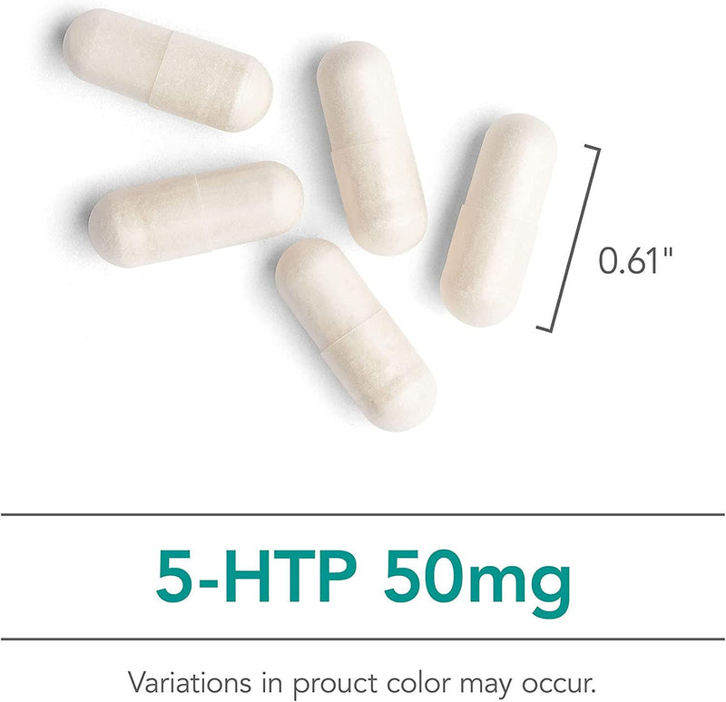 NutriCology 5-HTP 50mg - L-5-Hydroxytryptophan - 150 Vegetarian Capsules