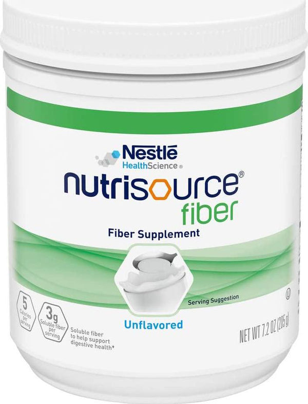 NutriSource Fiber Dietary Fiber Nutritional Supplements, Unflavored, 7.2 Ounce (Pack of 4)