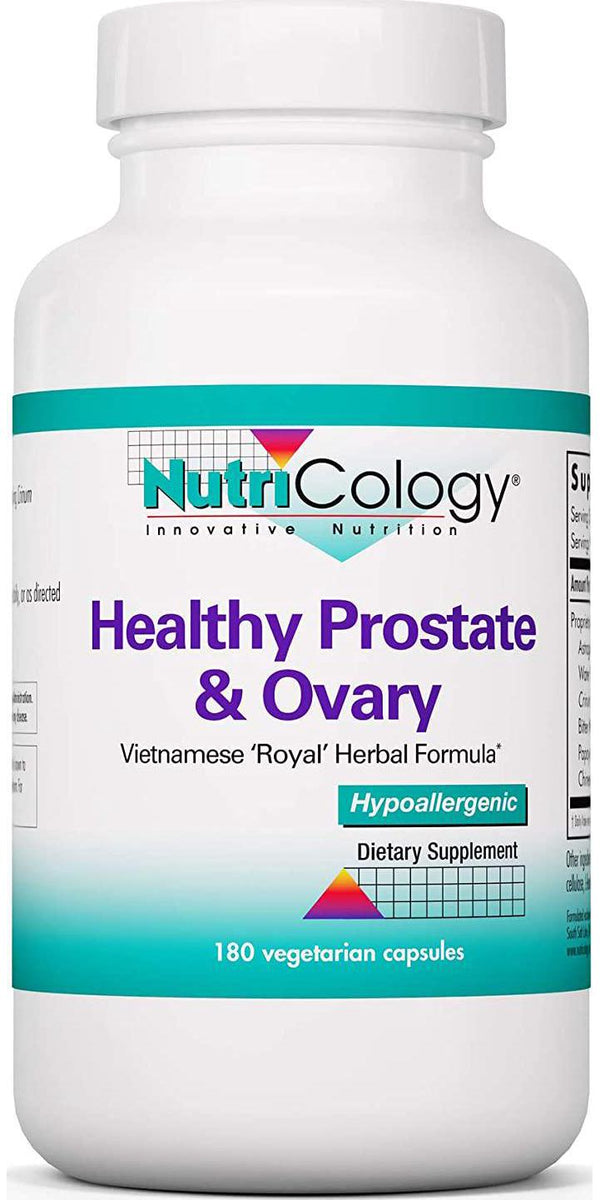 Nutricology Healthy Prostate and Ovary Veg-Capsules, 180 Count