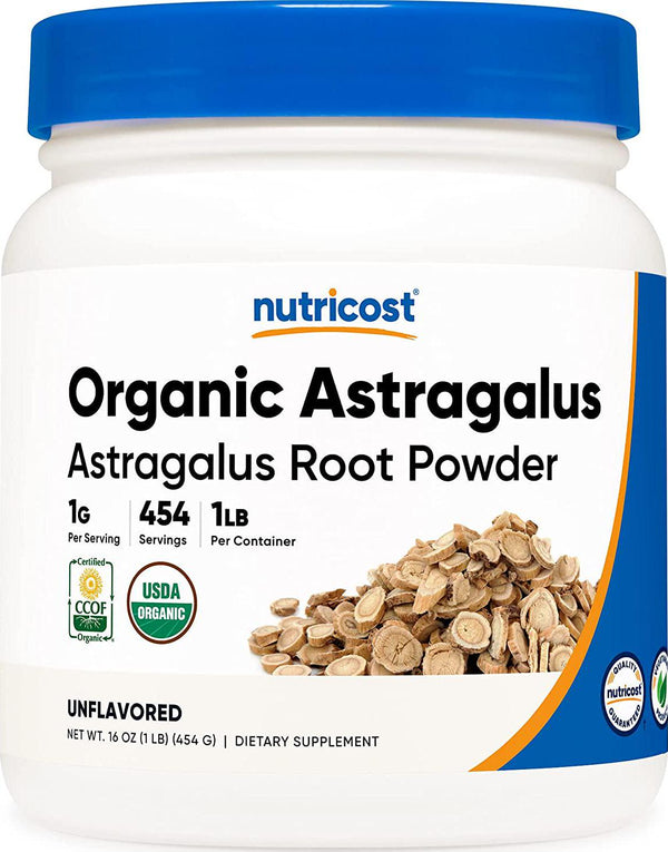 Nutricost Astragalus Root Powder 1LB - Gluten Free, Non-GMO, Vegan