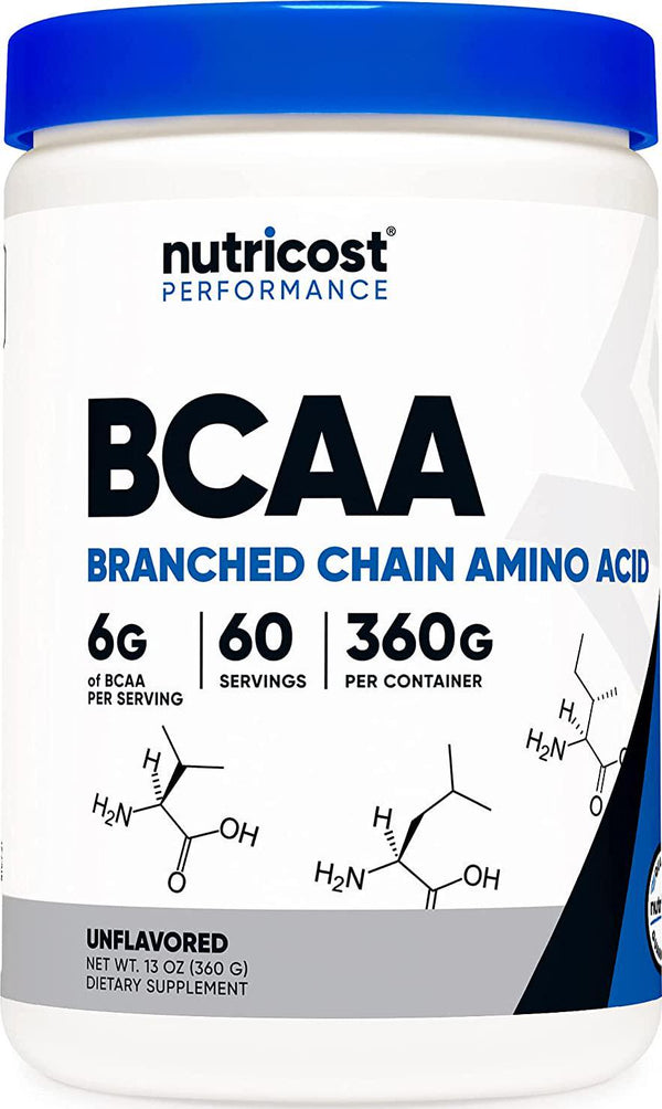 Nutricost BCAA Powder 2:1:1 60 Servings - Branched Chain Amino Acids