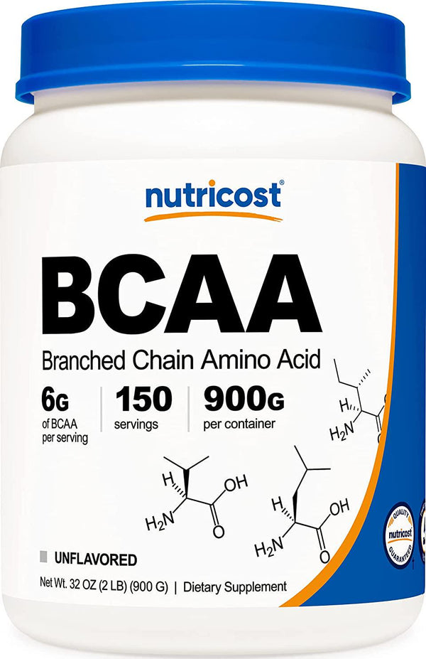 Nutricost BCAA Powder 2:1:1-150 Servings (Unflavored)