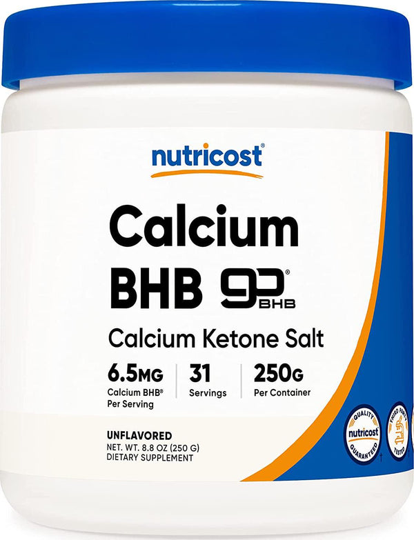 Nutricost Calcium Bhb Salts, Exogenous Ketone Supplement 1 Bottle (250G)