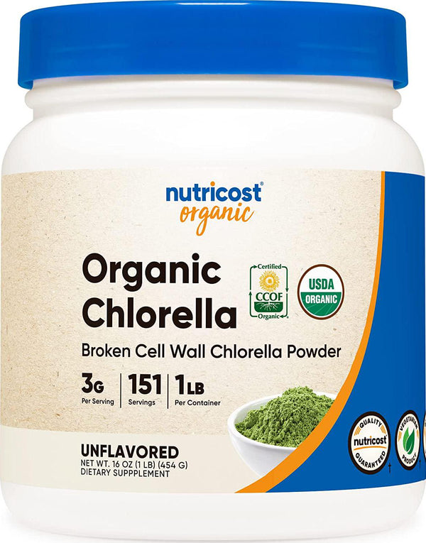 Nutricost Chlorella Powder - Pure Chlorella 16oz