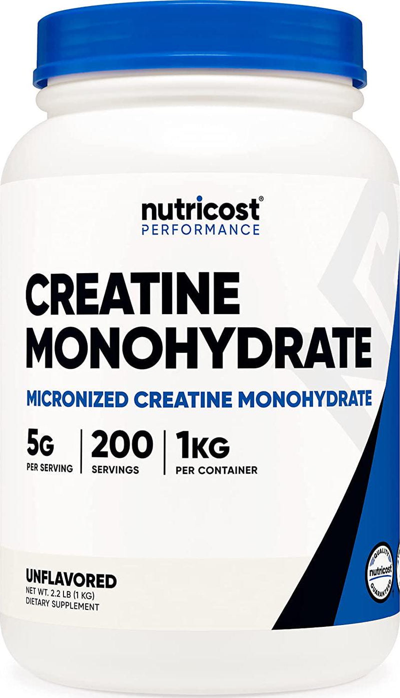 Nutricost Creatine Monohydrate Micronized Powder 1 KG Bottle