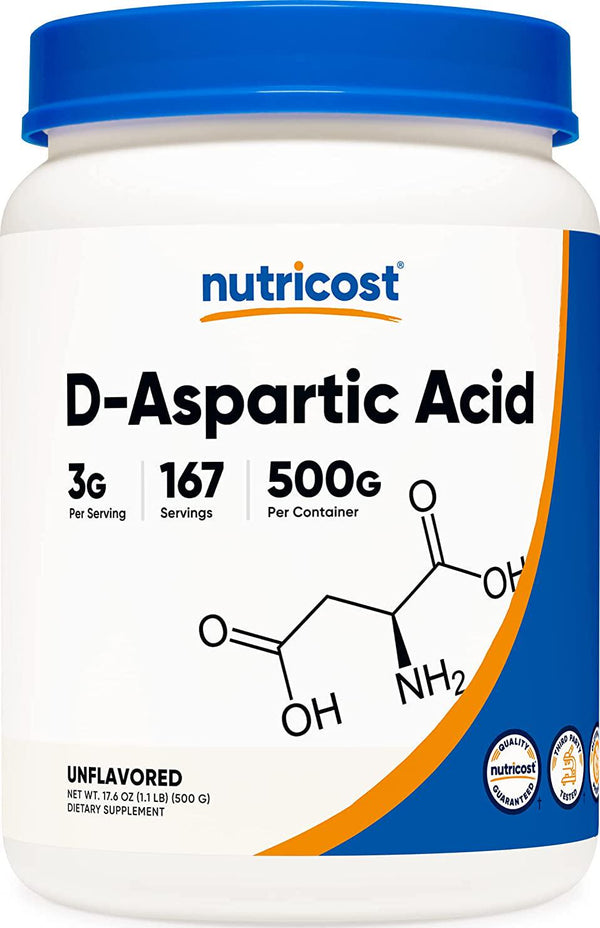 Nutricost D-Aspartic Acid Powder D-Aspartic Acid