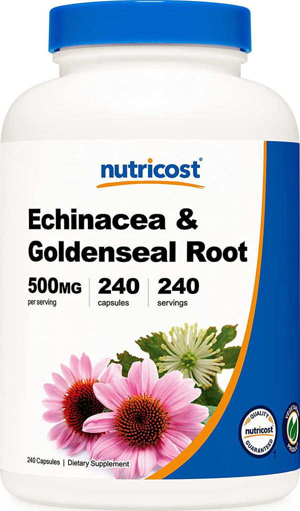 Nutricost Echinacea and Goldenseal Root 240 Caps