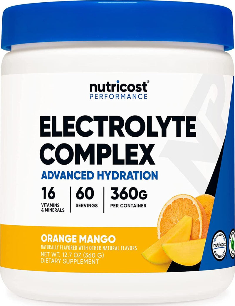 Nutricost Electrolyte Powder Complex, Orange Mango, 60 Servings