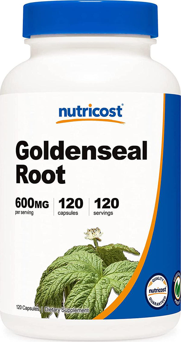 Nutricost Goldenseal Root 600Mg, ules - Non-Gmo, Gluten Free, Veggie Capsules