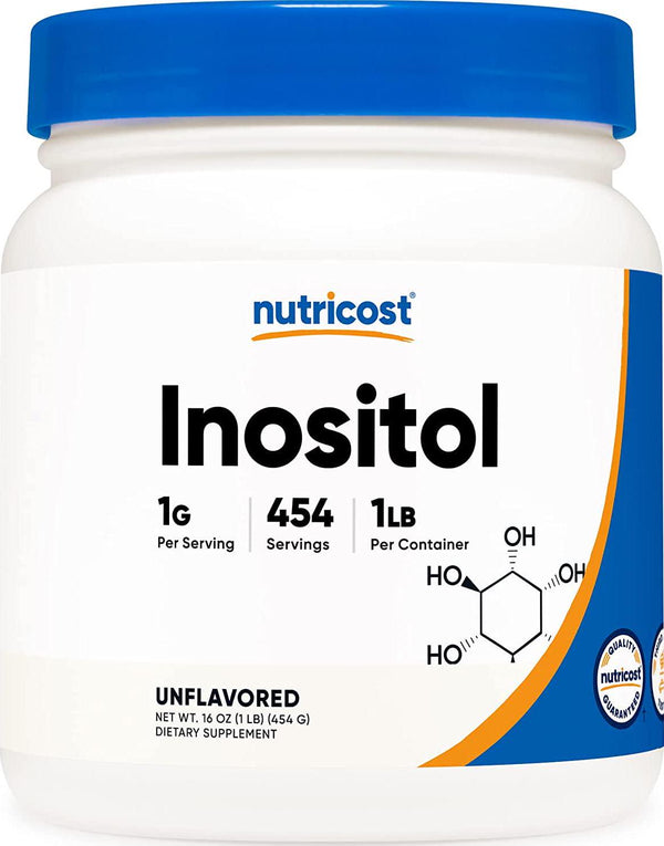 Nutricost Inositol Powder 1LB (454 Grams) - Gluten Free, Non-GMO