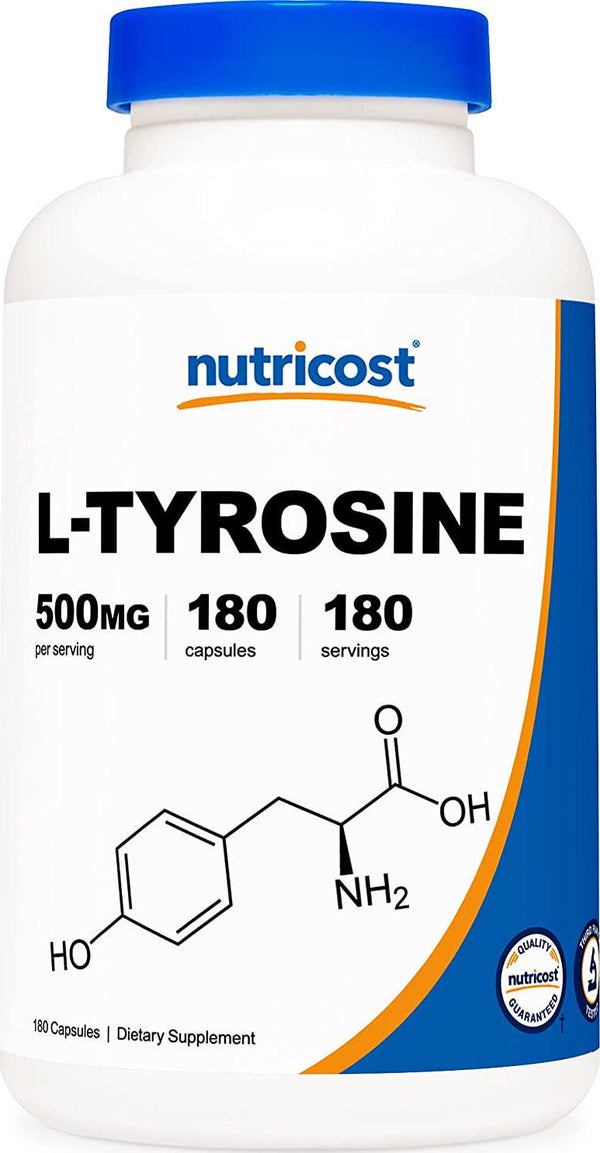 Nutricost L-Tyrosine Capsules 1 Bottle