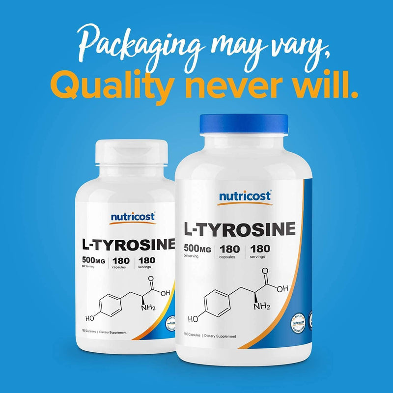 Nutricost L-Tyrosine Capsules 1 Bottle