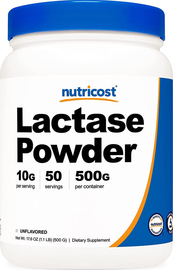 Nutricost Lactase Powder - Pure, Non-Gmo, Gluten Free, Lactase Powder