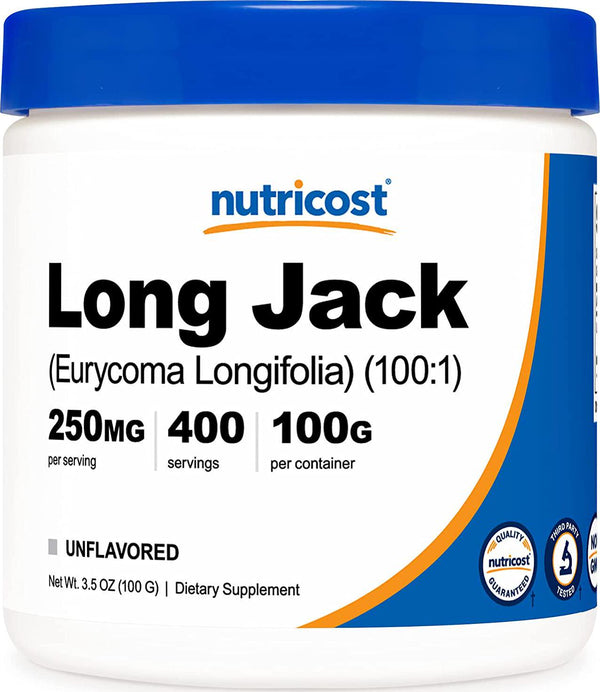 Nutricost LongJack (Eurycoma Longifolia) 100:1 Extract Powder 100 Grams