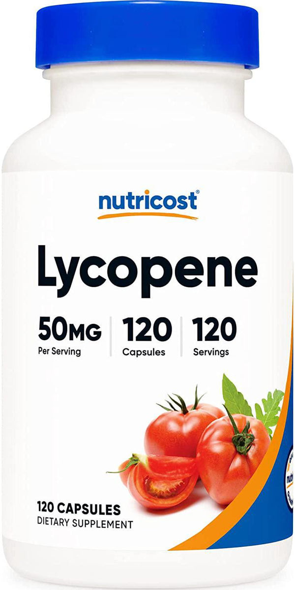 Nutricost Lycopene (50mg) 120 Capsules - Gluten Free, Non-GMO, and Vegetarian Friendly