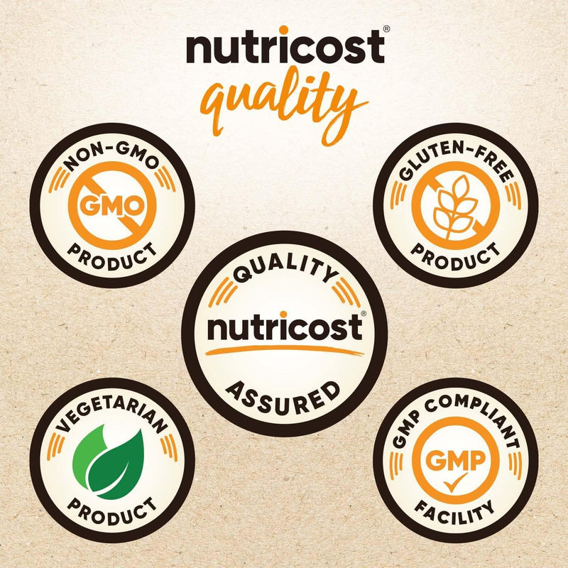 Nutricost Organic Rice Protein Powder 2LBS (Unflavored) - Certified USDA Organic, 20G of Premium Protein Per Serv, Non-GMO