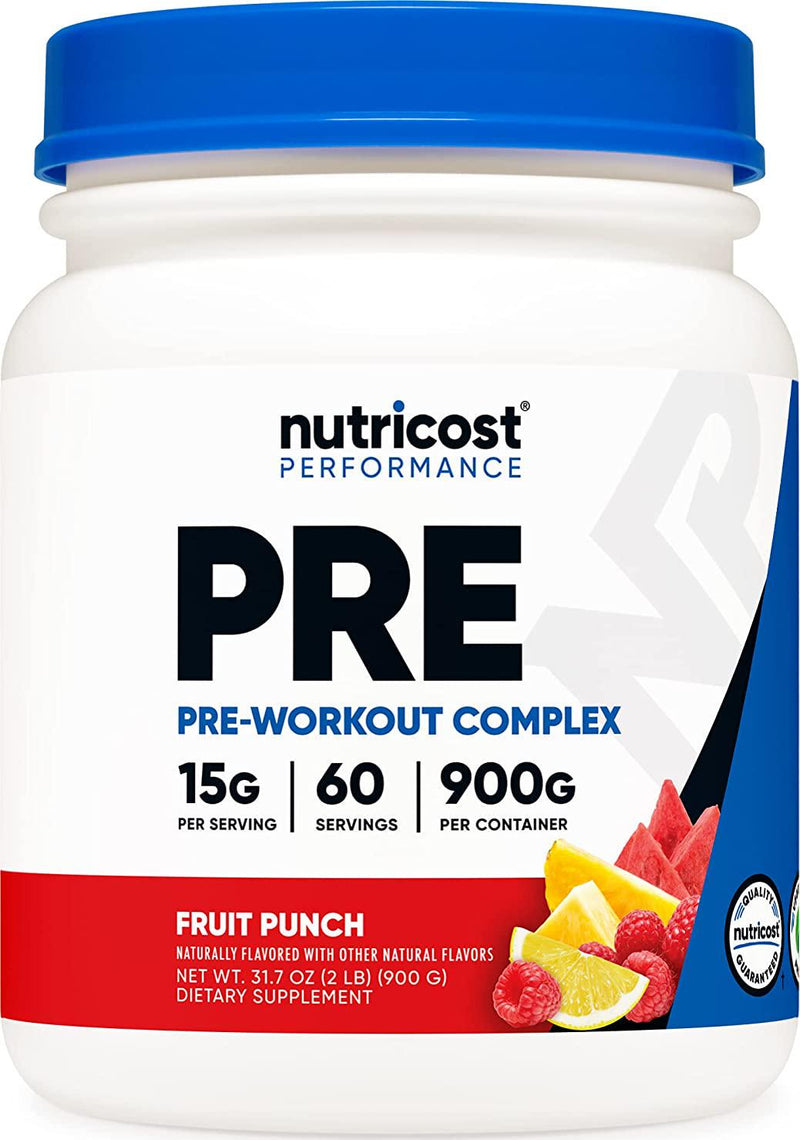Nutricost Pre-Workout Complex Powder Fruit Punch (60 Serv)