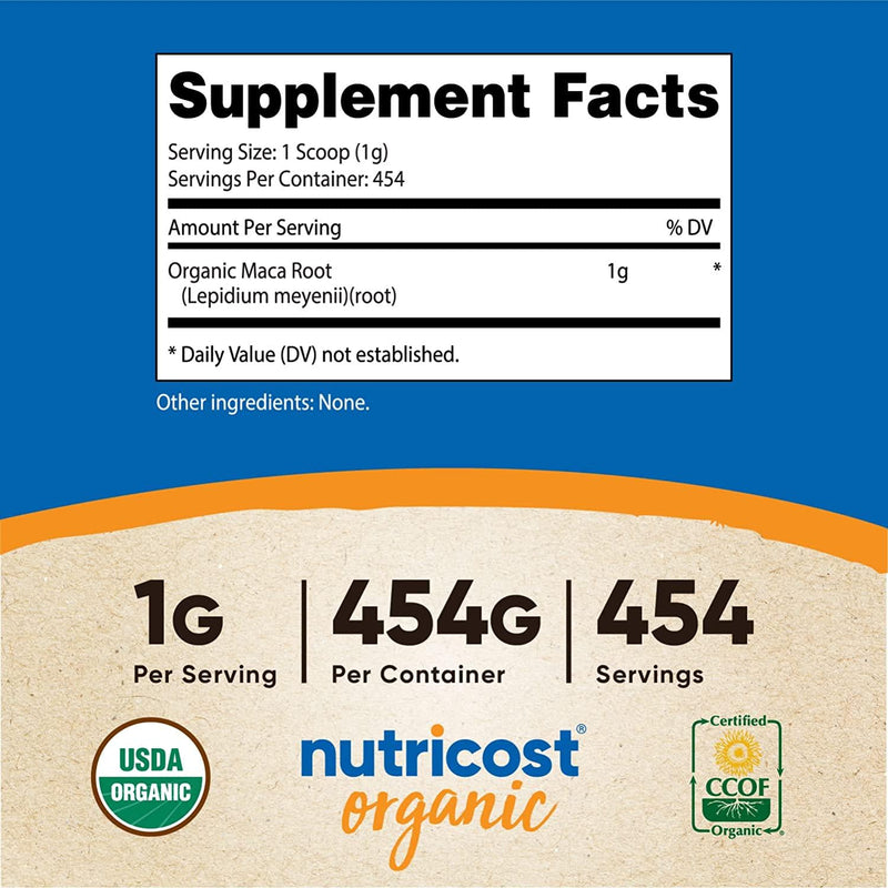 Nutricost Pure Maca Root Powder