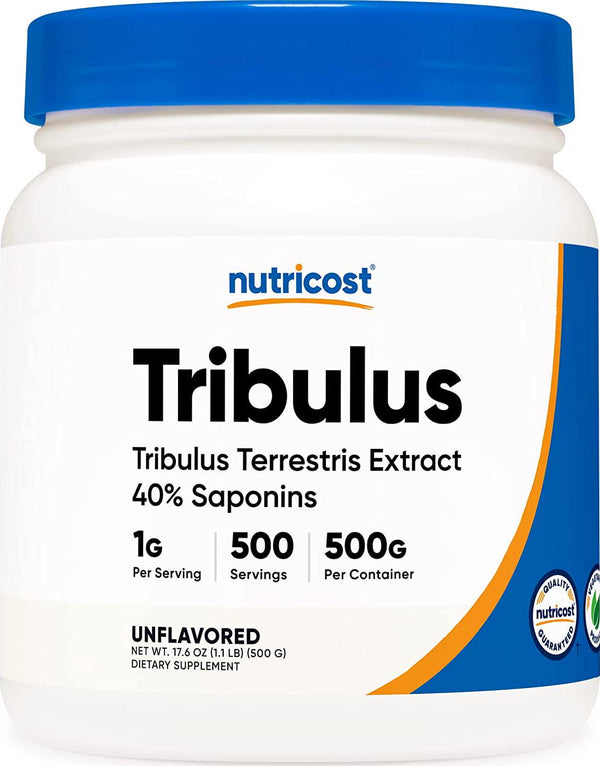 Nutricost Tribulus Terrestris Powder 500 Grams (1.1lbs) - Gluten Free, Non-GMO