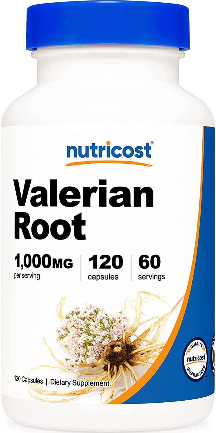 Nutricost Valerian Root Capsules 120 Capsules - Gluten Free And Non-Gmo