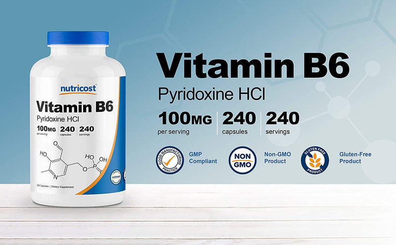 Nutricost Vitamin B6 1 Bottle