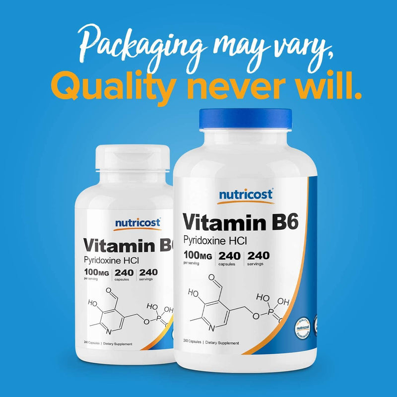 Nutricost Vitamin B6 1 Bottle