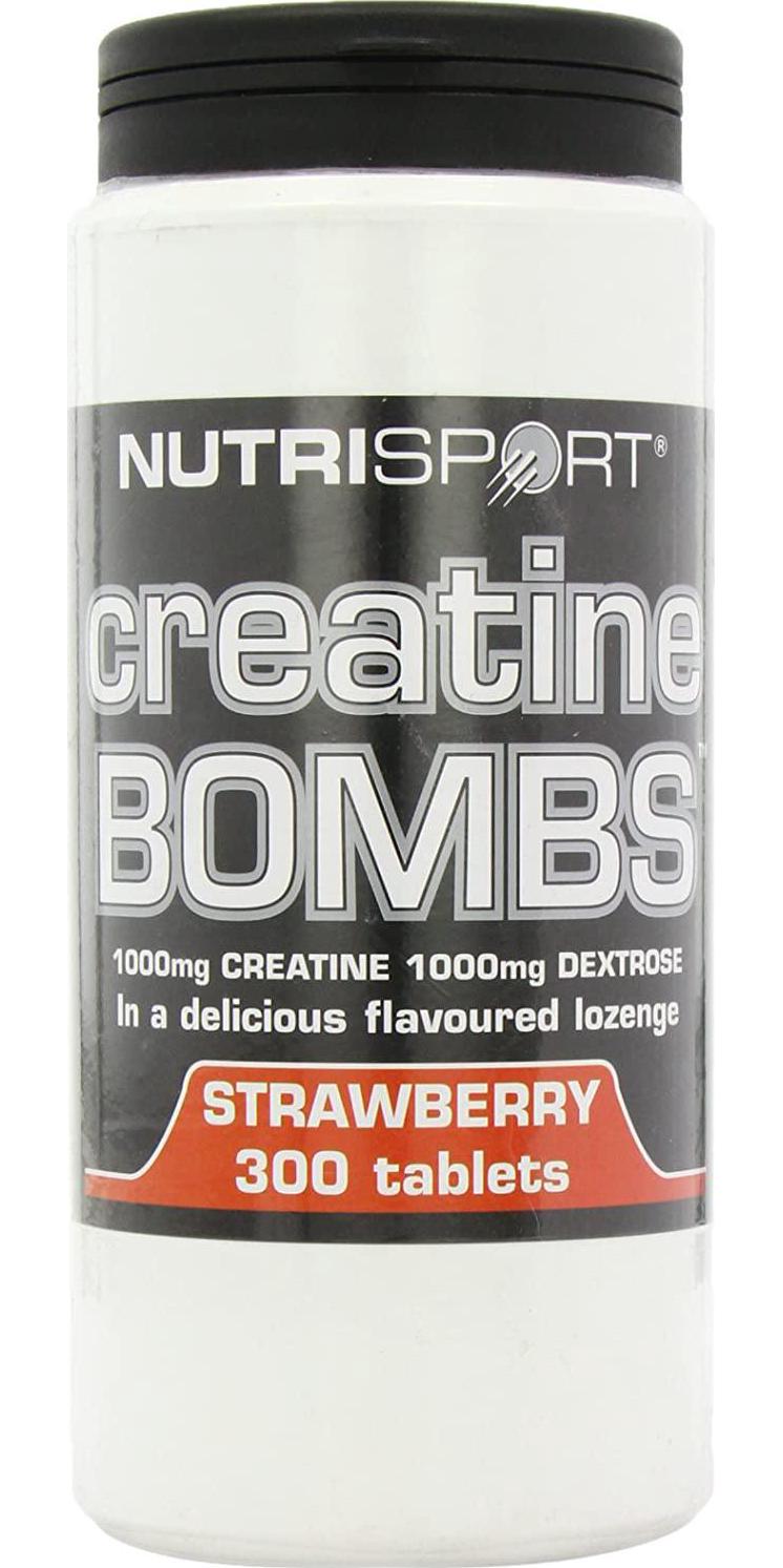 Nutrisport Creatine Bombs Strawberry Tablets Pack of 300