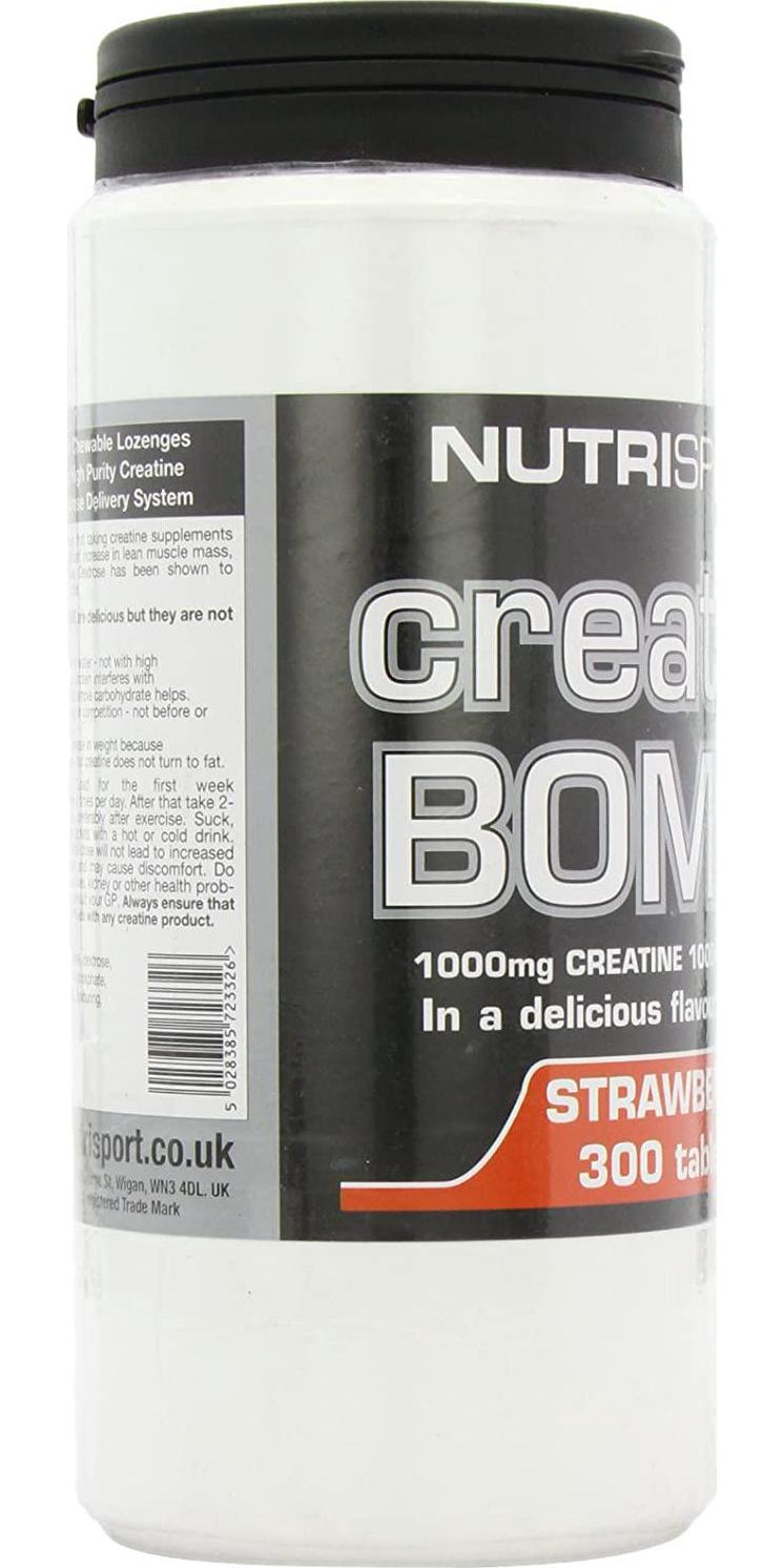 Nutrisport Creatine Bombs Strawberry Tablets Pack of 300