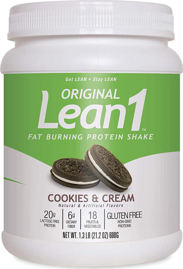 Nutrition53 Lean1 Shake, Cookies and Cream, 1.3 Pound