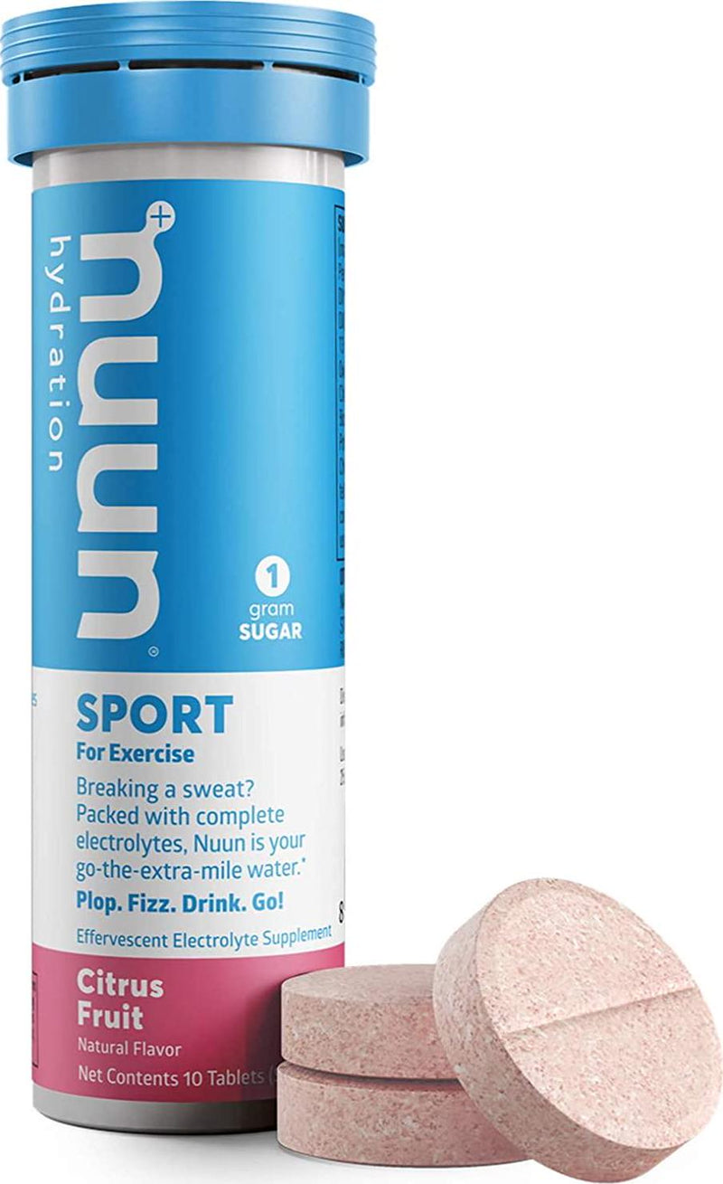 Nuun Active Citrus Fruit Electrolyte Enhanced Drink Tablets (6-Pack of 10)