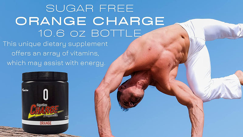 OMNI Sugar Free Charge Energy Drink Tub (60 Servings) - Orange