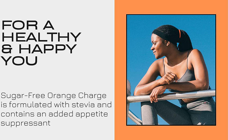 OMNI Sugar Free Charge Energy Drink Tub (60 Servings) - Orange