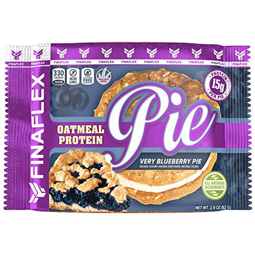 Oatmeal Protein Pie, All Natural Soft and Chewy Non GMO Protein Snack, Gluten Free, Kosher, 14g Protein, 12g Fiber, Only 8 Sugars, Creamy Marshmallow Protein Filling, Perfect for Kids and Adults (Variety Pack, 2 Original Marshmallow, 2 Double Chip, 2