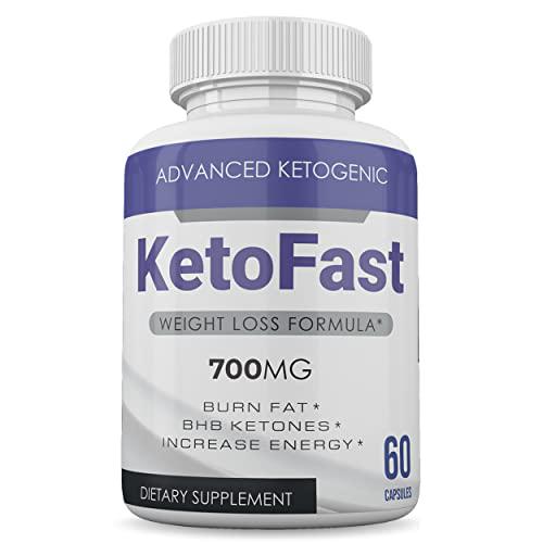 (Official) Keto Fast 700, Strong Advanced Formula 1300mg, Made in The USA, (1 Bottle Pack), 30 Day Supply