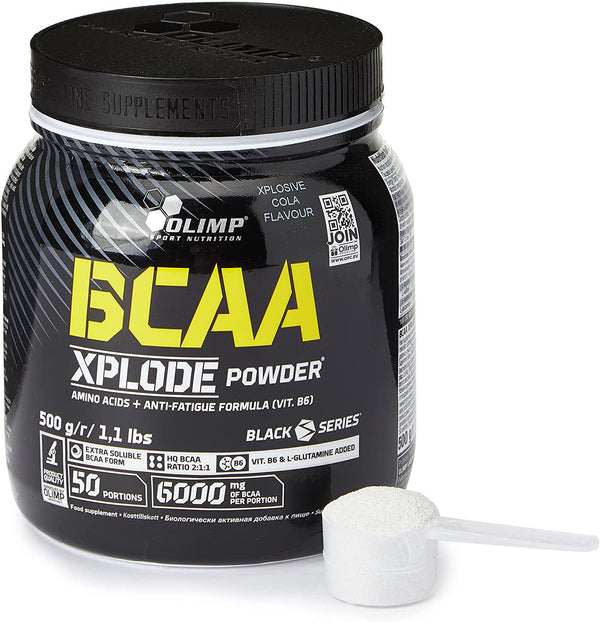 Olimp Labs Cola BCAA Xplode Recovery and Energy Supplement Powder, 500g