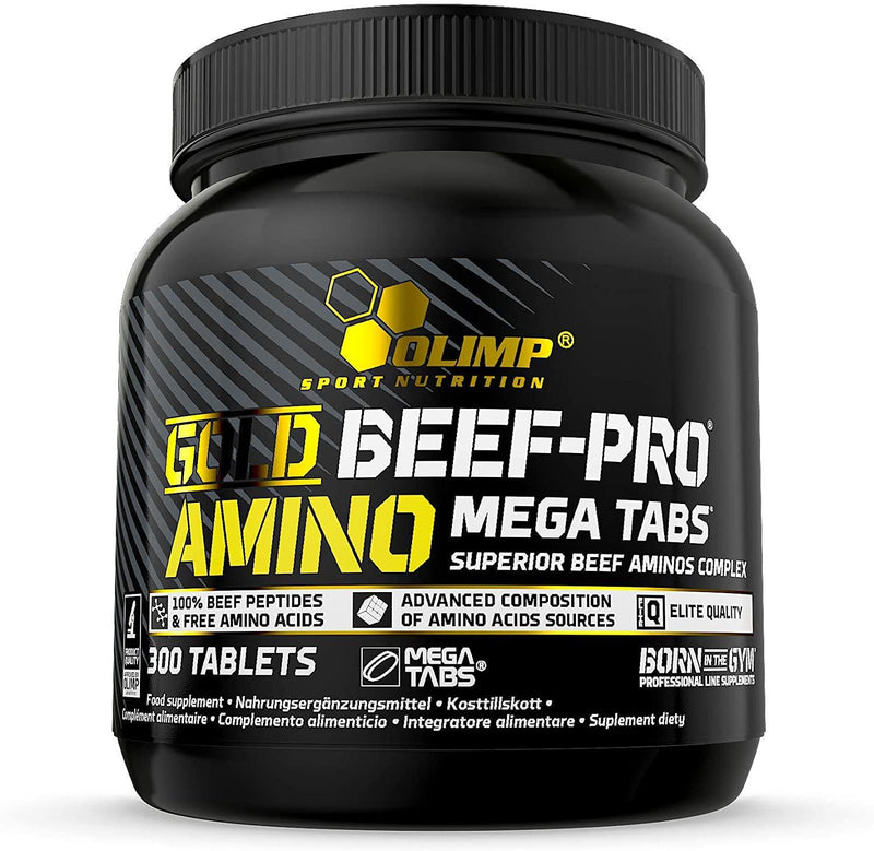 Olimp Labs Gold Beef-Pro Amino Tablets, Pack of 300 Mega Tablets