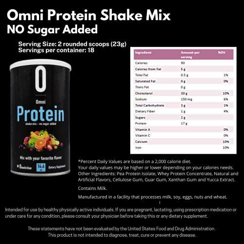 Omnitrition Omni Protein Shake Mix (No Sugar Added)