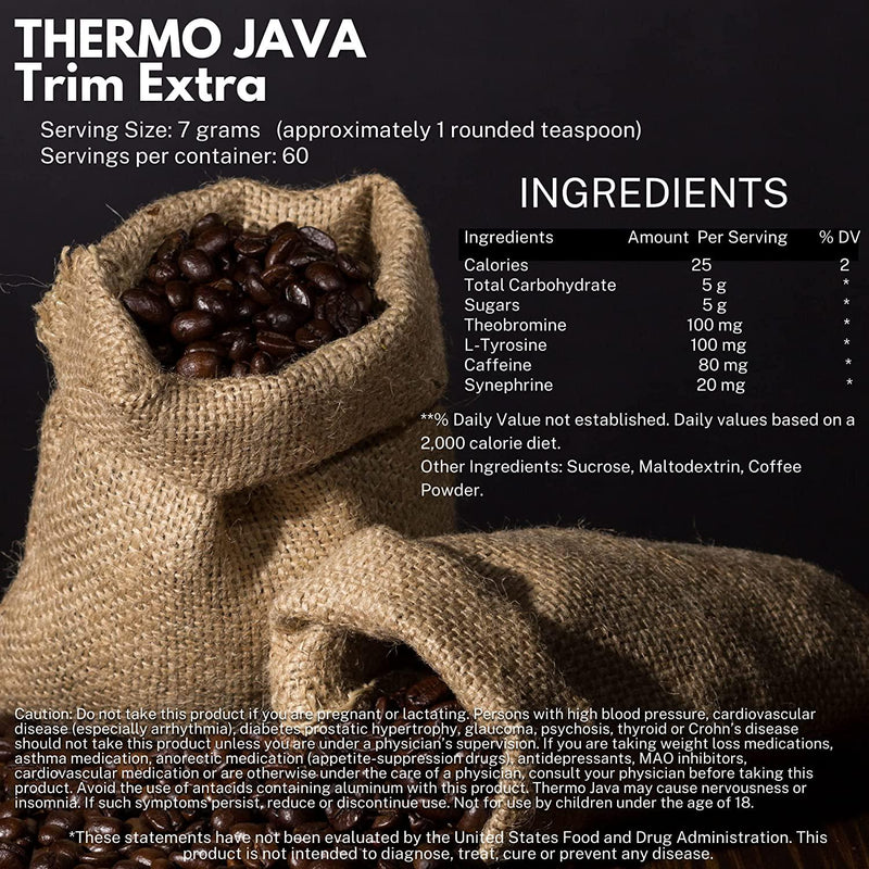 Omnitrition Thermo Java Trim Extra, 14.8 oz