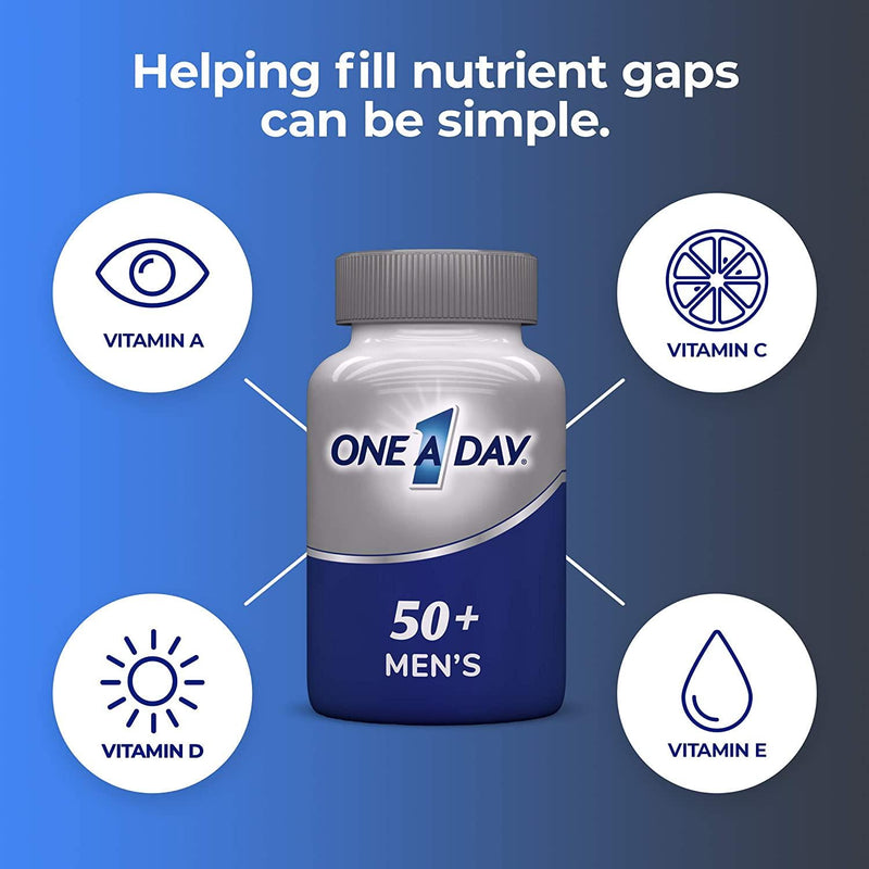 One A Day Men's 50+ Advantage Multivitamins, 100 Count