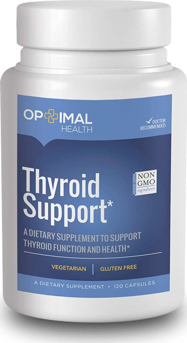 Optimal Thyroid Support Supplement with Iodine - Doctor Formulated - Metabolism, Energy, Focus, Weight Loss - Vegetarian, Gluten Free Vitamin Complex