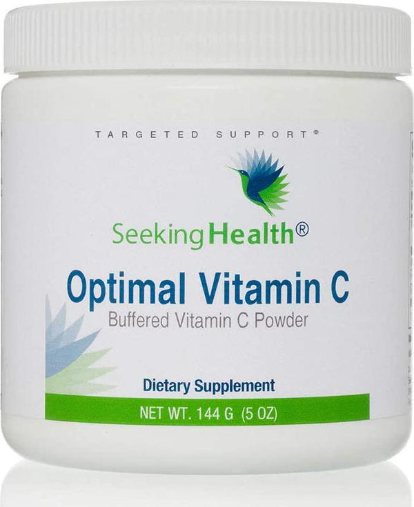 Optimal Vitamin C Powder | 144 Grams | Buffered Vitamin C Powder | Tastes Great! | Physician Formulated | Seeking Health